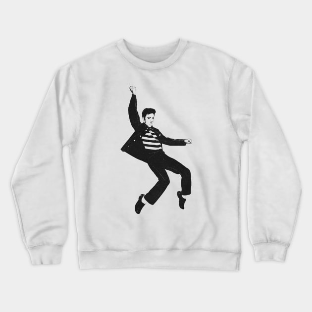 Elvis Presley King Crewneck Sweatshirt by BackOnTop Project